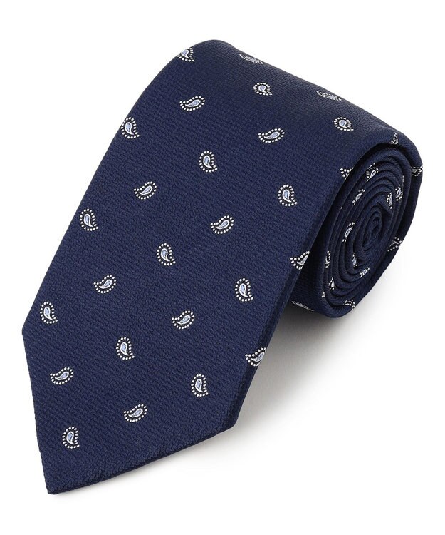 J.PRESS MEN 【VINTAGE JACQUARD COLLECTION】ペイズリー柄 ネクタイ ネイビー系7