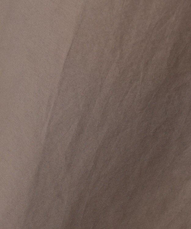 23区 【先行予約】ナイロンコットンタフタ シャツワンピース モカ系