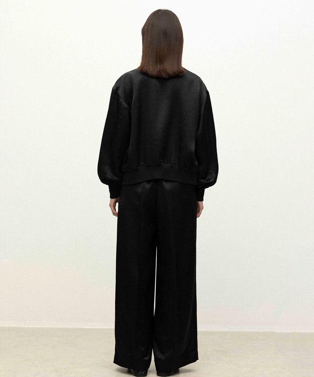 NAVE 【ReNAVE】タンブラーサテン ブルゾン ブラック系