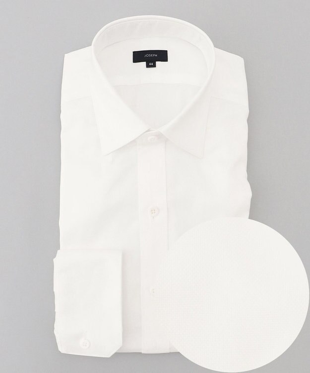 JOSEPH HOMME スーピマロイヤルオックス　レギュラーカラー ドレスシャツ ホワイト系