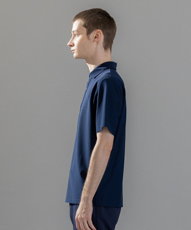 JOSEPH HOMME <新色追加>新素材【抜群の通気性/360度ストレッチ】エアトールストレッチ ポロシャツ ネイビー系