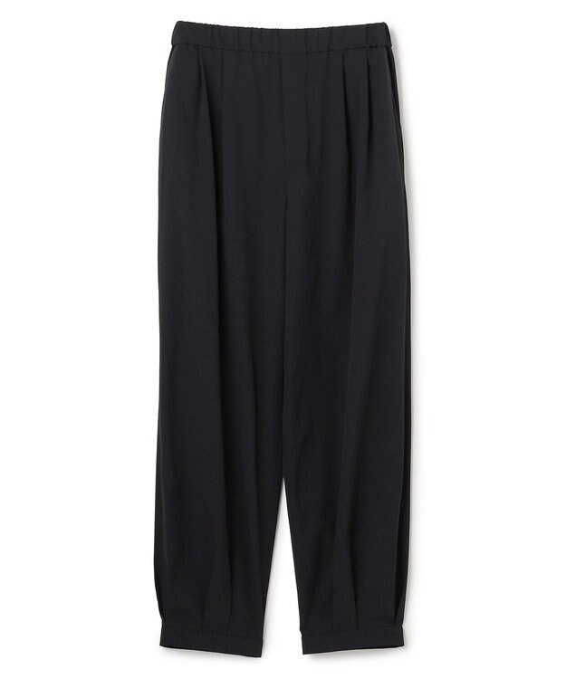 BEIGE， YANN / 裾カフス イージーアンクルパンツ Black