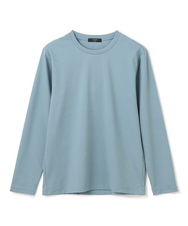 JOSEPH HOMME コンパクトストレッチジャージー　クルーネックカットソー スカイブルー系