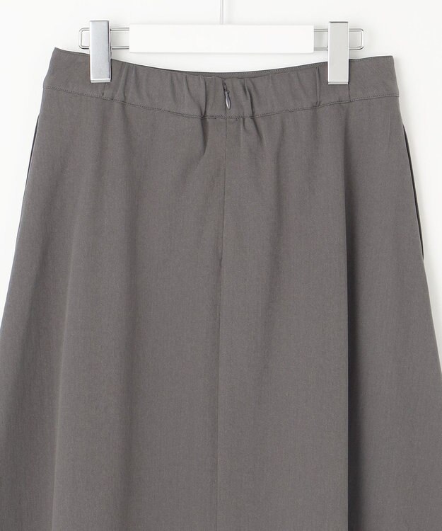 J.PRESS LADIES L 【洗える・セットアップ対応】Tricot フレア スカート スレート系