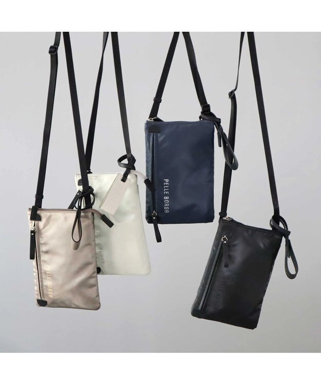 PELLE BORSA 縦型ポシェット Cheers チアーズ 5205 ネイビー