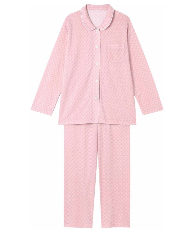 Wing パジャマ 長袖 長ズボン 吸放湿性(本体) レディース EP7042 ウイング／ワコール ピンク