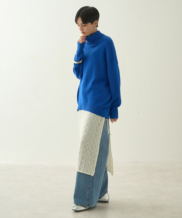 AMERICAN HOLIC レースラップスカート Off White