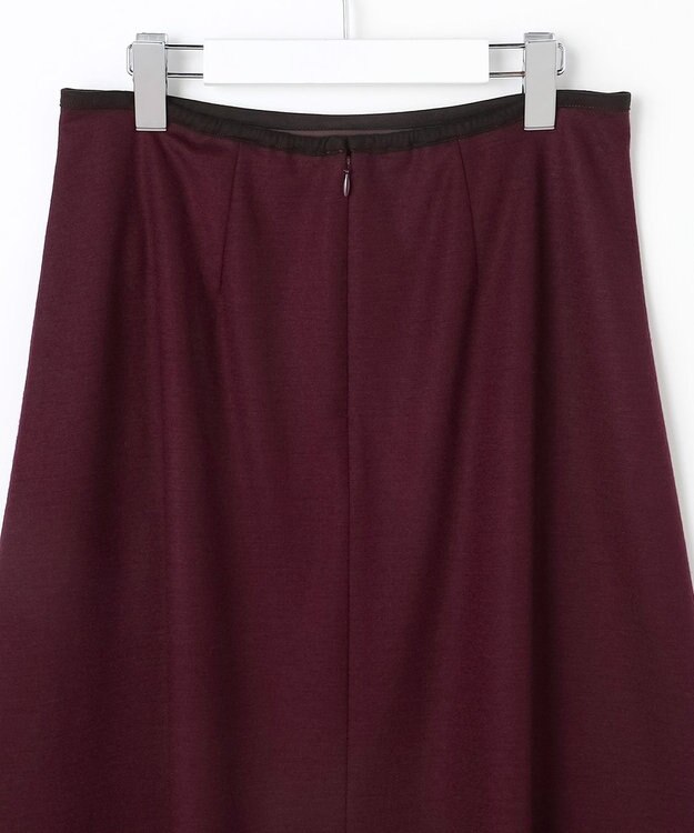 J.PRESS LADIES S ウールスムース スカート バーガンディ系