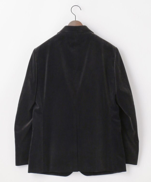 JOSEPH ABBOUD 【JAPANファブリック/オーガニックコットン】ソフトコーデュロイ ジャケット ブラック系