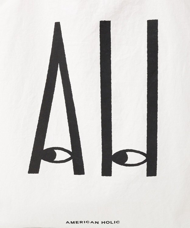 AMERICAN HOLIC カラーハンドルホリホリトートバッグ Pink