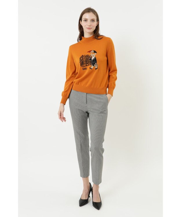 DAKS ダッフルコートベアハイネックニット イエロー