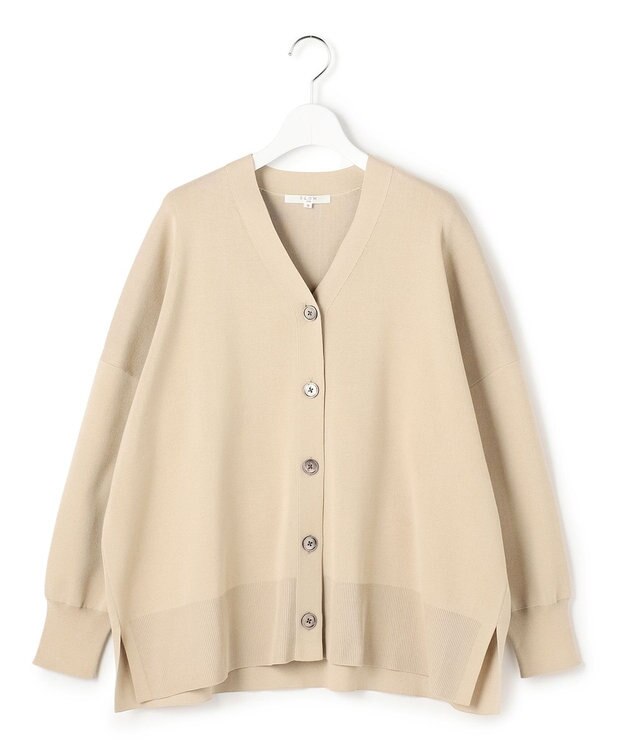 23区 L 【SLOW/一部店舗限定】コットンポリエステル カーディガン ベージュ系