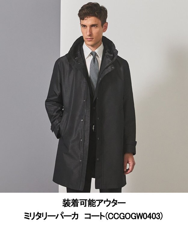 GOTAIRIKU 【GOTAIRIKUコートに取付可能】別売りダウンライナー(24年モデル) ブラック系