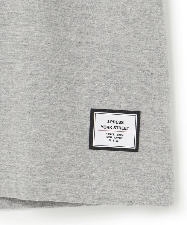 J.PRESS YORK STREET 【UNISEX】YALE × J.PRESS YORK STREET コラボTシャツ ライトグレー系