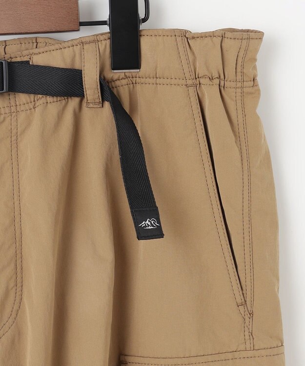JOSEPH ABBOUD MOUNTAIN 【ECO撥水/起毛裏地】マイクロリップワッシャー カーゴ パンツ ベージュ系