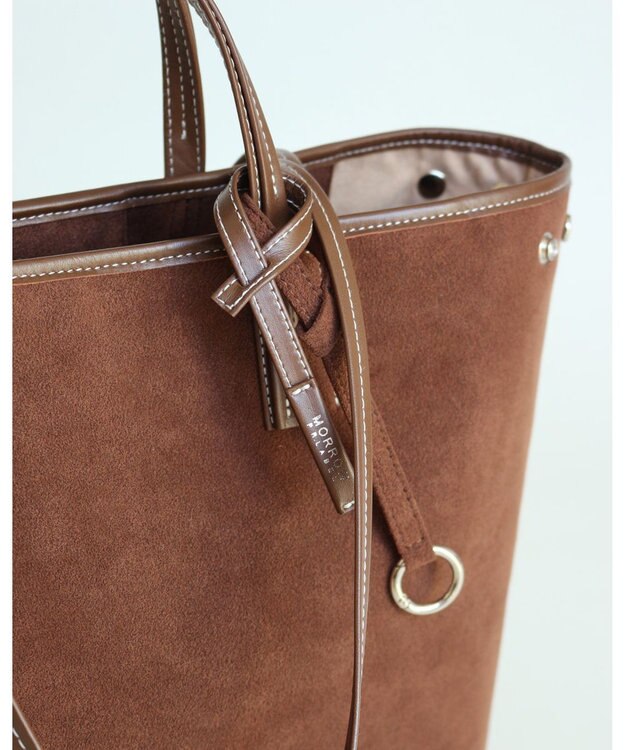 MORROW by thank 【A4サイズ収納可/軽量】VIVIAN OBLONG ASスエード　ブラウン