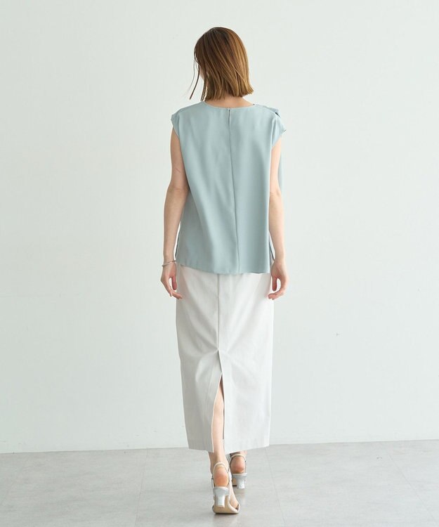 YECCA VECCA ドレープブラウス Mint