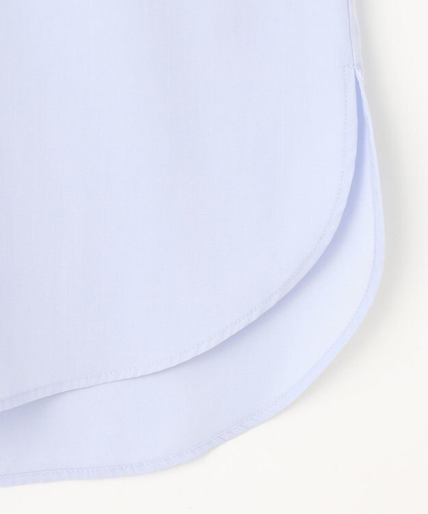 ANY 【手洗い可能/抗菌防臭/UVカット/速乾】フリルモックブラウス ライトブルー