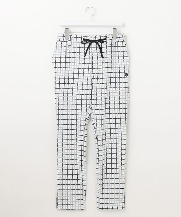 PW CIRCULUS 【MEN】チェックパンツ ホワイト系5