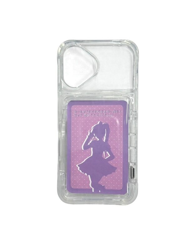 WEGO カードホルダー付きiphoneケース 柄3