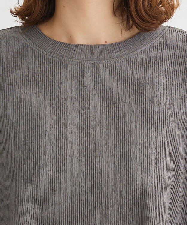 Green Parks サイドリボンノースリーブチュニック Gray