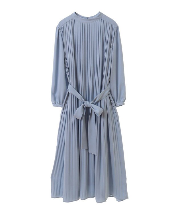 Green Parks ef-de プリーツワンピース Sax