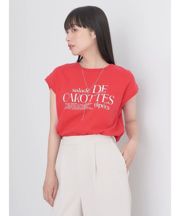 earth music&ecology ｓａｌａｄｅ　ＤＥ　ＣＡＲＯＴＴＥＳ　ｒａｐｅｅｓノースリＴ Red