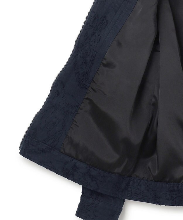 JOSEPH HOMME 【HIGH GRADE LINE】ワラカットエンブロイダリー　ジップアップブルゾン ネイビー系5