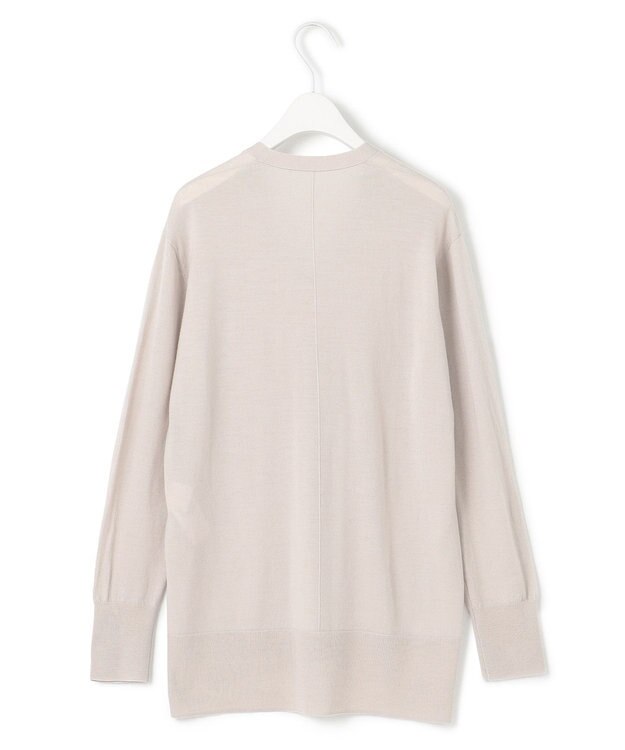 ICB 【洗える】コンパクトウール Vネックプルオーバー トープ系