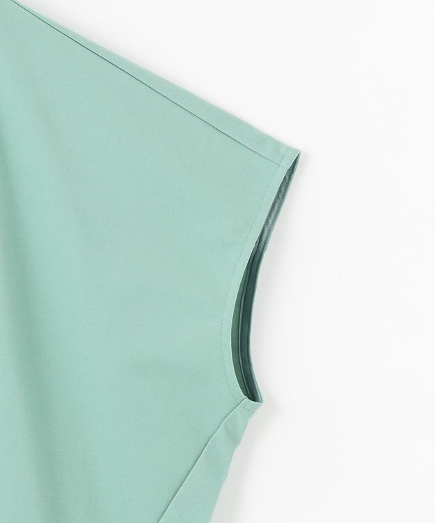 自由区 S 【接触冷感・UVカット・吸水速乾・抗菌防臭・洗える】ハイカウントフォルム Tシャツ フロスティグリーン