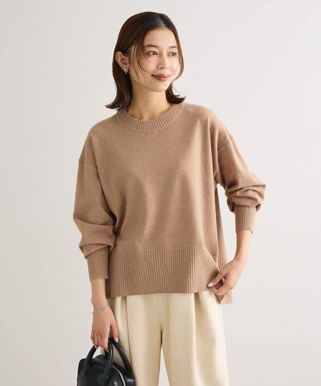 Green Parks ふわもっちニットプルオーバー Mocha