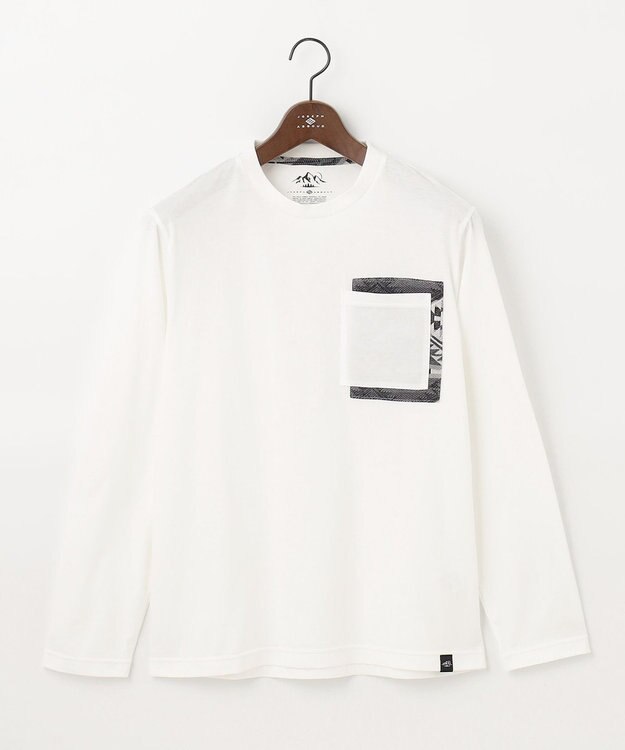 JOSEPH ABBOUD MOUNTAIN 【UNISEX】オーガニックコットン天竺 Tシャツ ホワイト系