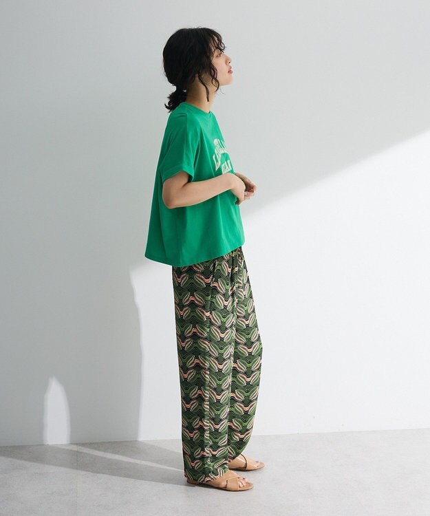 Green Parks 袖折り返しカレッジＴシャツ Green