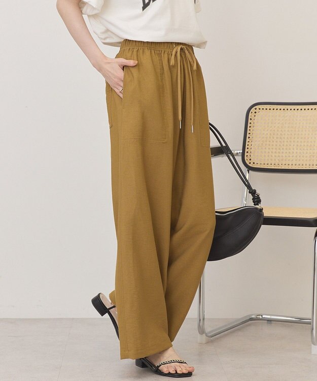 AMERICAN HOLIC 【マルチ機能】ベイカーリラックスパンツ【WEB限定カラー有り】 Camel