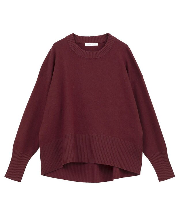 Green Parks ふわもっちニットプルオーバー Bordeaux