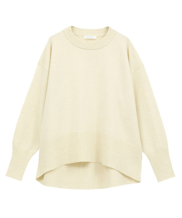 Green Parks ふわもっちニットプルオーバー Off White