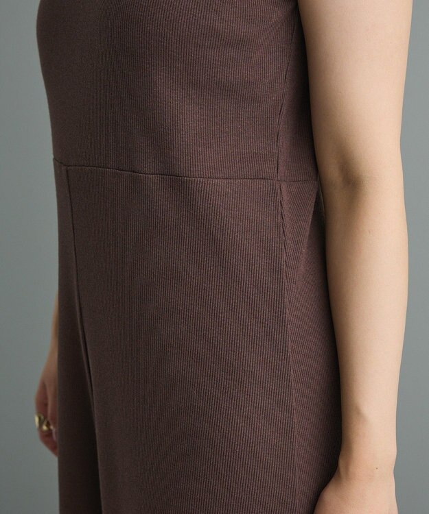 CRAFT STANDARD BOUTIQUE 2点セット/リブレイヤードワンピース Brown