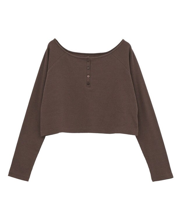 CRAFT STANDARD BOUTIQUE 2点セット/リブレイヤードワンピース Brown