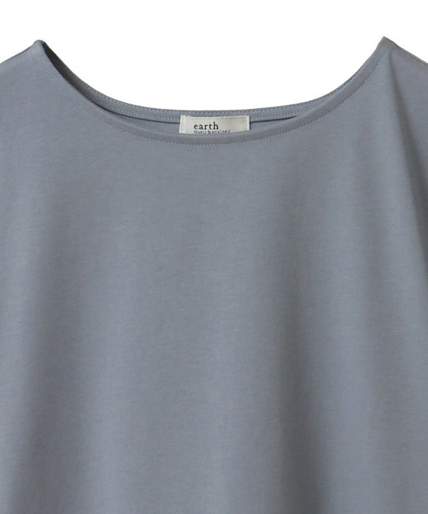 earth music&ecology フリルスリーブカットソー Sax