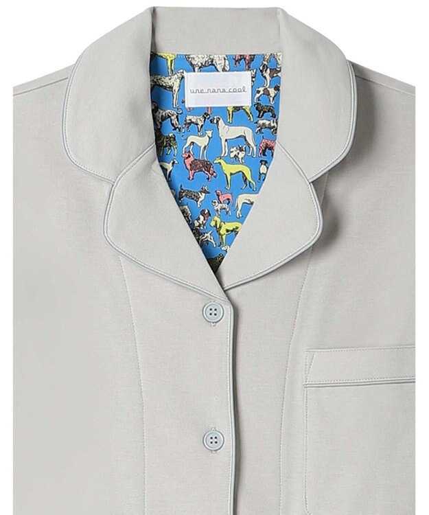 une nana cool 【綿100％】やわらかバズインレーパジャマ MADE WITH LIBERTY FABRIC LG