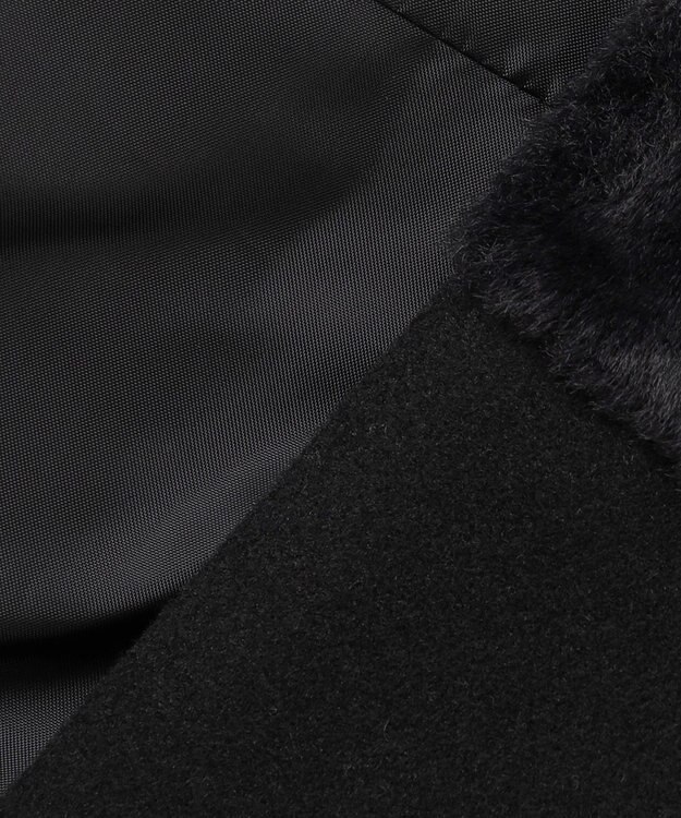 #Newans ペプラムシルエットファージレ ブラック