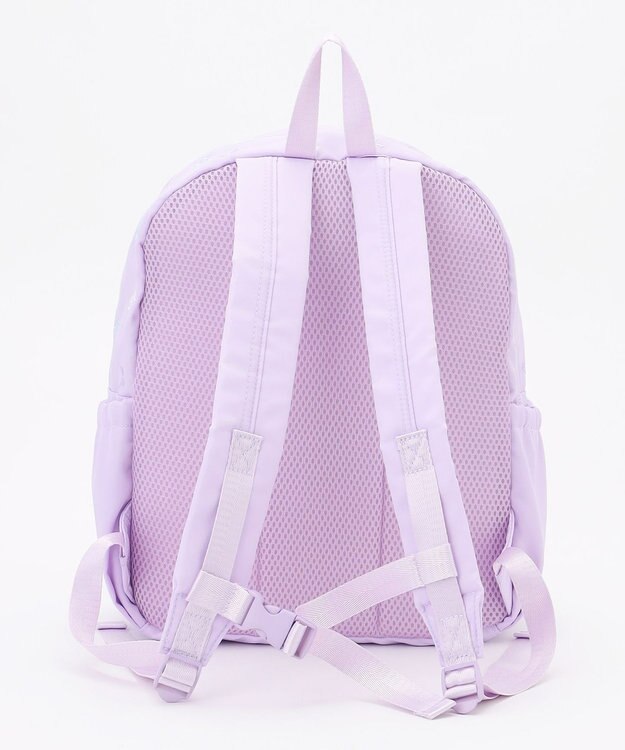 ANY KIDS 【10L容量】総柄刺繍リュック ラベンダー
