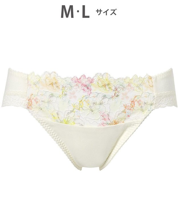 Wing ショーツ KB2060とペア 綿混素材（身生地部） やさしいはきごこち ナチュラルアップブラ はきこみ丈あさめ KF3360 ウイング／ワコール イエロー