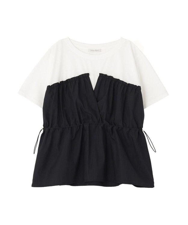 Green Parks ビスチェドッキングカットプルオーバー Black