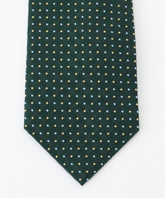 J.PRESS MEN ジオメトリック ドットネクタイ ダークグリーン系8