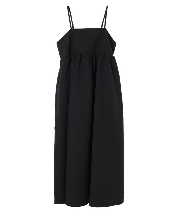 earth music&ecology バックオープンキャミワンピース Black