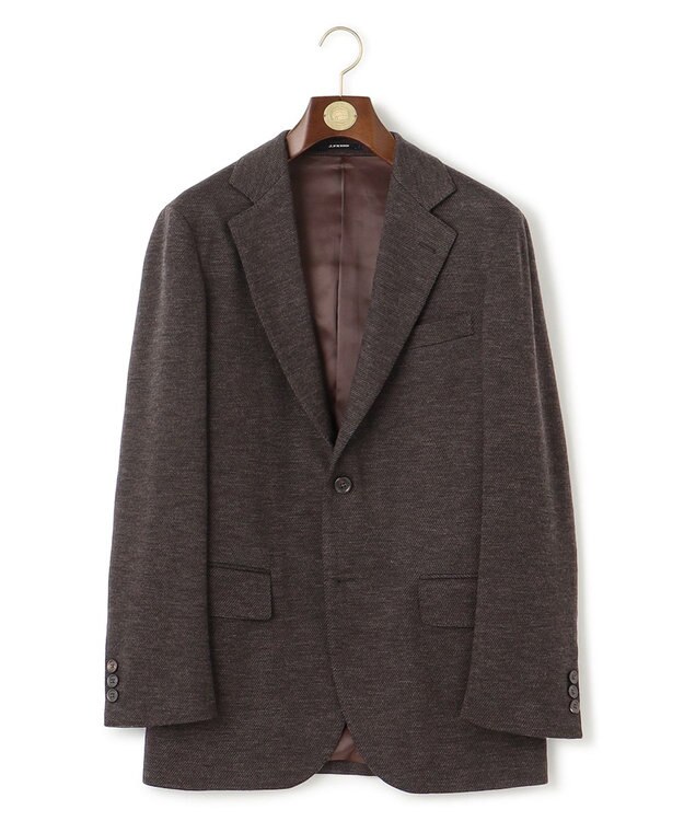 J.PRESS MEN 【SOFA / セットアップ対応】ハイグレードジャージ ジャケット ダークブラウン系8