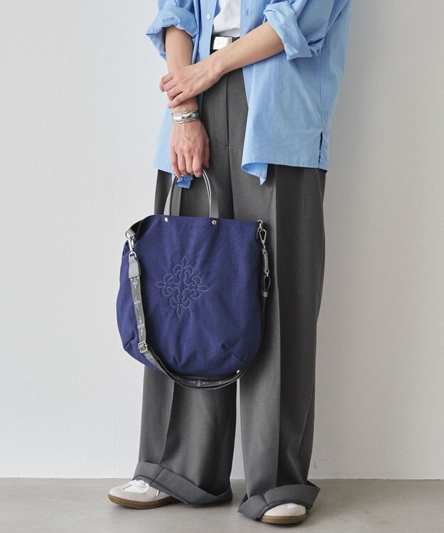 russet 《トートバッグ人気NO.1モデル》スリム2WAYトートバッグ <ナイロン>(CE-1404-WEB) RoyalBlue