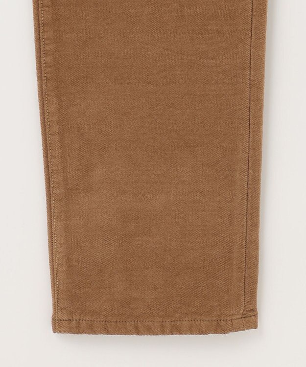 JOSEPH ABBOUD 【裏起毛/ストレッチ】5ポケットオーガニックカルゼ パンツ キャメル系