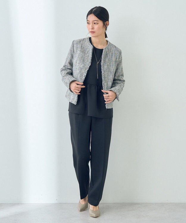 YECCA VECCA ツイードジャケット Mix